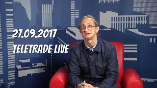 TeleTrade Live с Петром Пушкаревым 27.09.2017 (Телетрейд, Teletrade) TeleTrade Live с Петром Пушкаревым 27.09.2017 (Телетрейд, Teletrade)