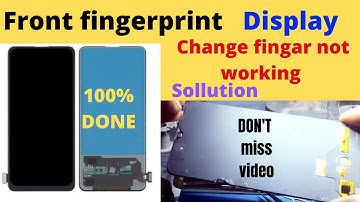 Mobile display fingerprint copy display not working sollution | Display fingerprint not working |