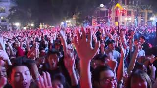 DJ Trang Moon tại Lễ hội Đếm ngược Bia Saigon Countdown Party 2017 tại Hà Nội