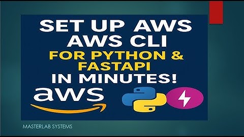 Set Up AWS CLI for Python & FastAPI in Minutes! (Step-by-Step Guide for Beginners)