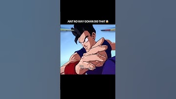 AINT NO WAY GOHAN JUST DID THAT 😱#shorts
