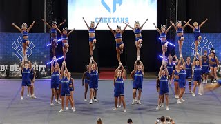 Cheer Athletics Cheetahs Blue Debut 2023