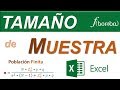 🔍👉 TAMAÑO DE MUESTRA / CÓMO CALCULAR el TAMAÑO DE MUESTRA PASO a PASO en EXCEL 👍