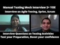 Software Testing Interview For Experienced| Manual Testing Mock Interview