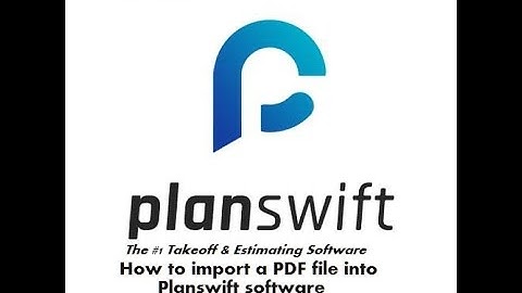 How to Import a Pdf files into Planswift Software / Basic Lecture / Tutorial in Urdu.