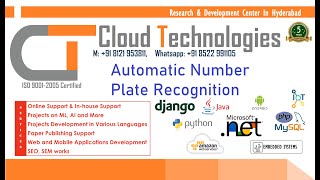 Automatic Number Plate Recognition | Cloud Technologies | IEEE Projects Hyderabad | Ameerpet