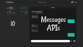 Real-time Chat App - 10 Messages APIs | React, Node.js and Socket.io screenshot 5