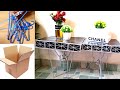 HOW TO USE HANGERS TO MAKE A COFFEE/SIDE TABLE.