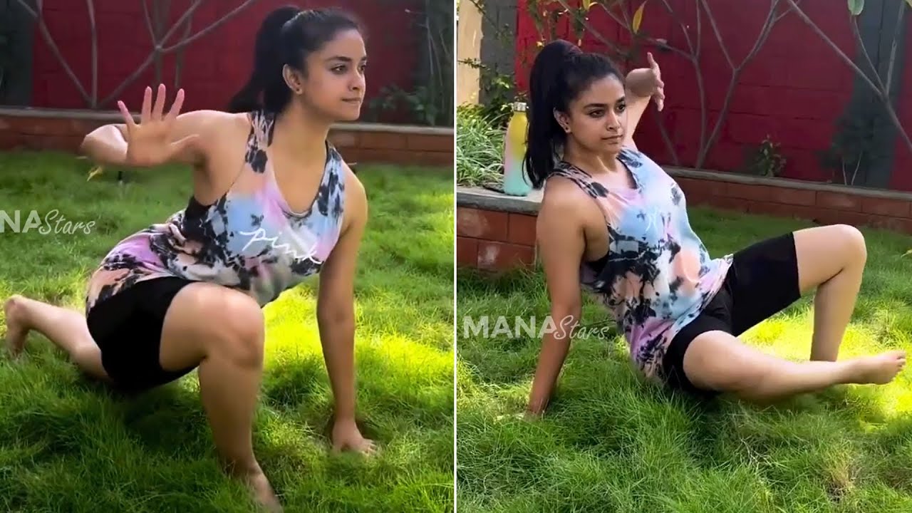 Kavya Suresh Sex - Actress Keerthy Suresh Yoga Video | Keerthy Suresh Latest Video | Manastars  - YouTube