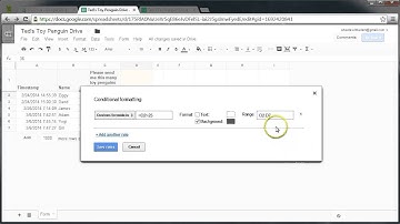 Tutorial #3: Conditional formatting with a custom formula
