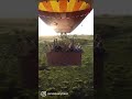 Hot air balloon ride across the masai mara