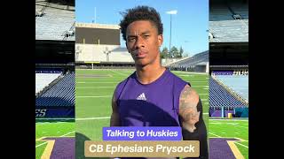 Interview: Washington CB's Elijah Jackson and Ephesians Prysock
