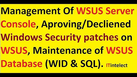 Microsoft WSUS Server Console management, Approve Security patches declined updated