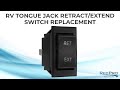 RV Tongue Jack Retract/Extend Switch Replacement