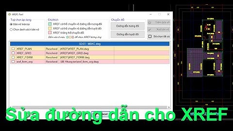 QuickDraw - Sửa đường dẫn cho XREF trong file CAD
