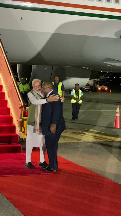 Never seen before visuals! Papua New Guinea PM seeks PM Modi’s blessings