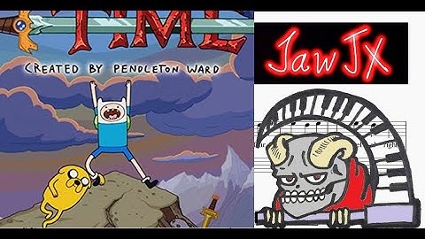 " Adventure Time Opening Theme "  Sheet Music Easy Notes Beginner ( With Lyrics )