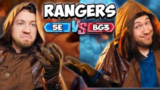 5th Edition vs Baldur&#39;s Gate 3: Rangers