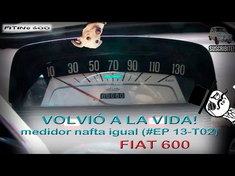 Fiat 600 Tablerito y reloj nafta EP13T02 / #Fiat600 #tablero #medidordenafta