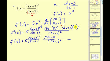 (New Version Available) The Chain Rule of Differentiation:  Part 2 of 2