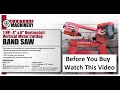 Harbor Freight 4x6 Band Saw - Watch Before You Buy - Part 1 Harbor Freight 4x6 Band Saw - Watch Before You Buy - Part 1