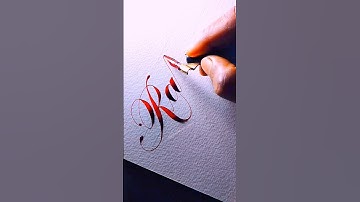 short video calligraphy writing ✍🏻#shorts #youtubeshorts #trending #lettering #satisfying #art