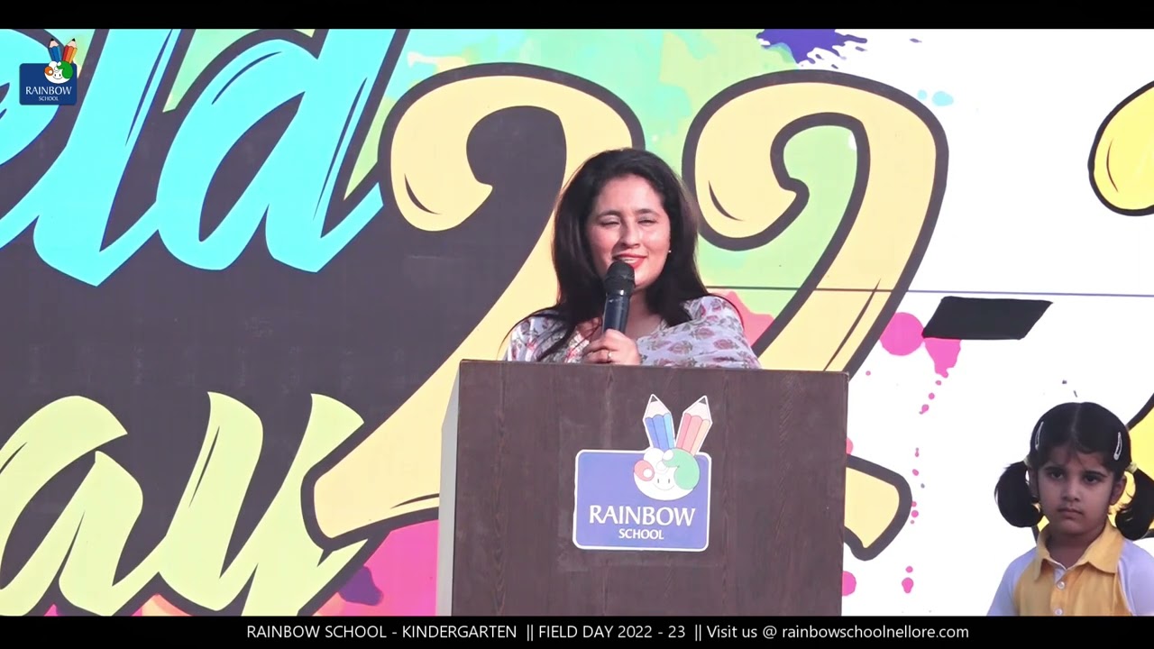 RAINBOW SCHOOL - KINDERGARTEN - NELLORE  || RAINBOW FIELD DAY 2022-23