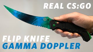 REAL CS:GO KNIVES - Flip Knife - Gamma Doppler Phase 4 - KNIFY