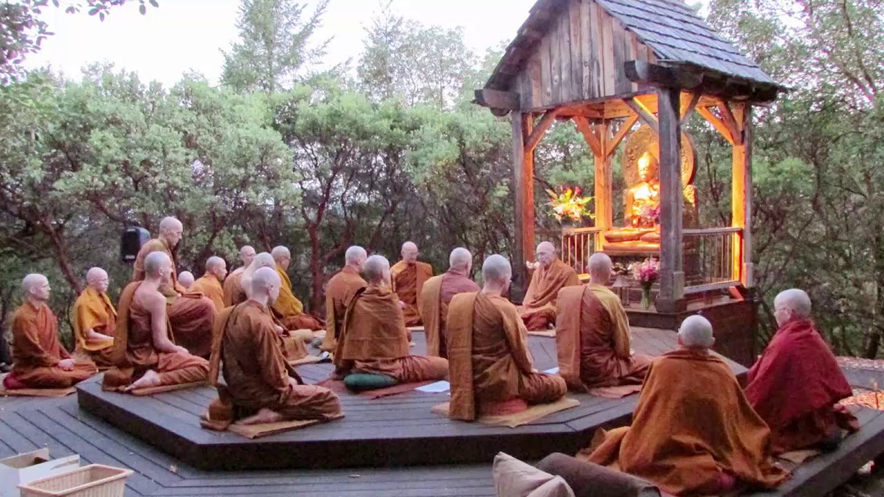Pali Chanting In The Abhayagiri Buddhist Monastery  Theravada Buddhism