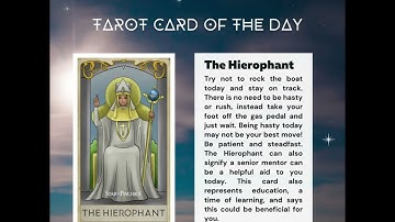 𝟏𝟐.𝟎𝟗.𝟐𝟐 Tarot card of the day: 𝐓𝐡𝐞 𝐇𝐢𝐞𝐫𝐨𝐩𝐡𝐚𝐧𝐭