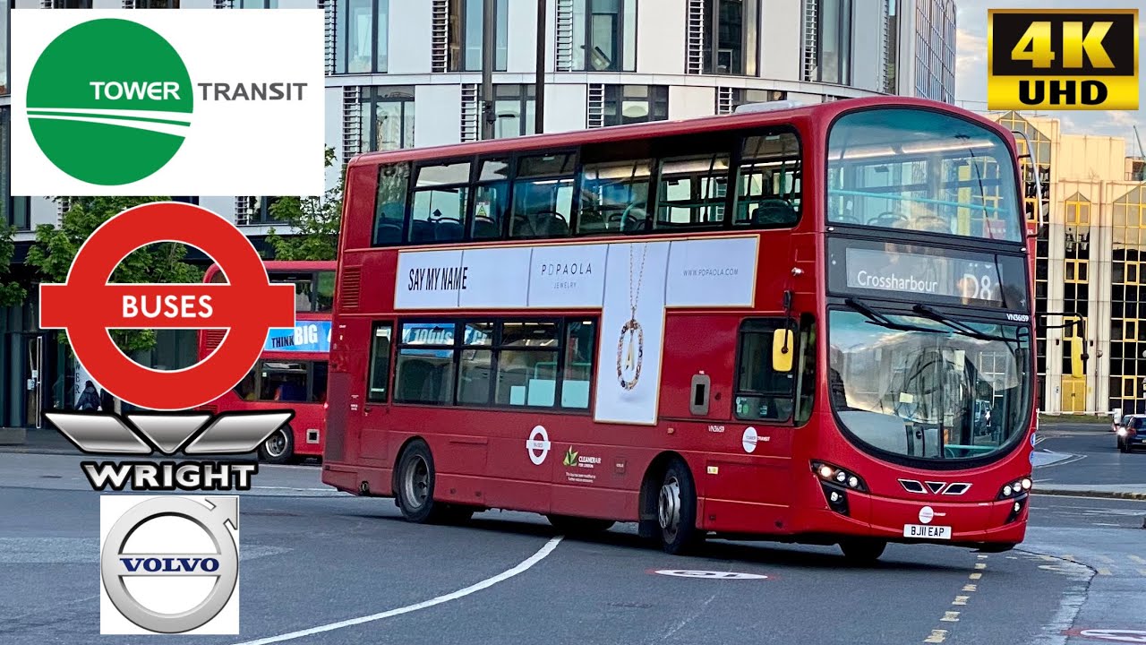 [Tower Transit: D8 Stratford to Crossharbour] Wright Eclipse Gemini2 Volvo B9TL (VN36159/BJ11EAP)