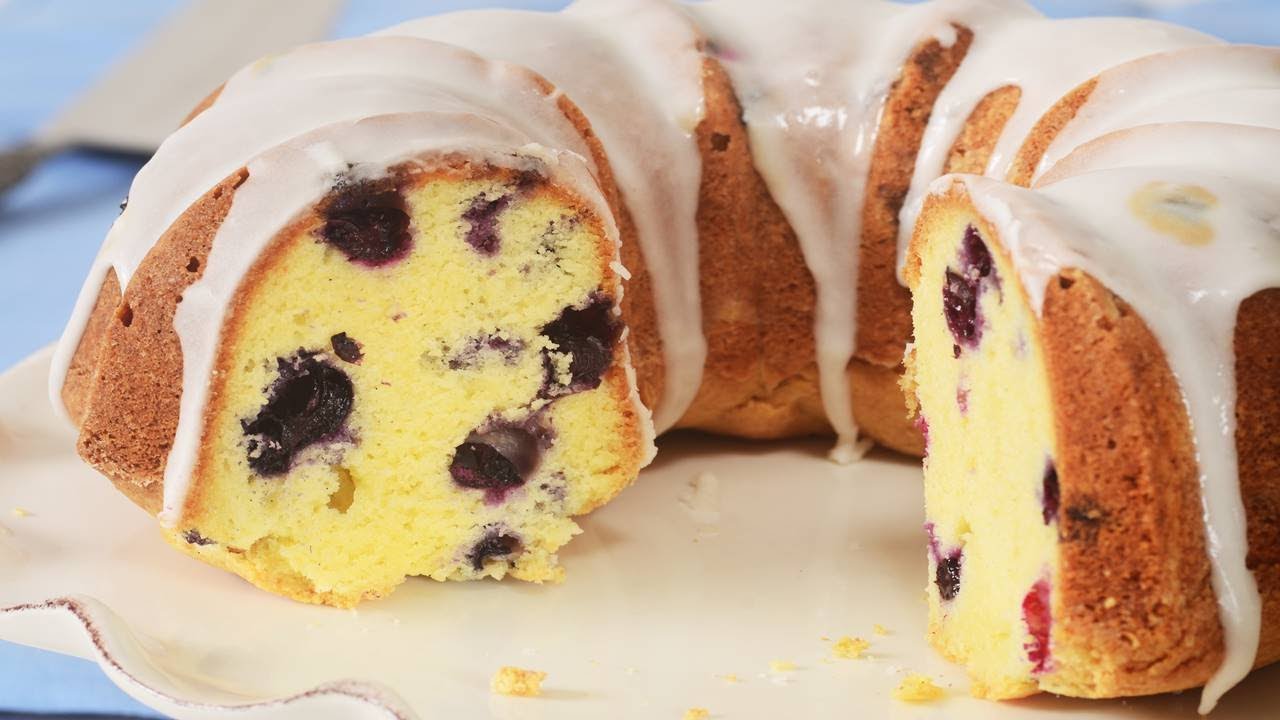 Stephanie Jaworski, Rick Jaworski, blueberry pound cake, how to make bluebe...