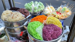 Amazing Vietnamese Street Food - Super Delicious Five-Color Sticky Rice