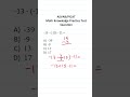 ASVAB/PiCAT Math Knowledge Practice Test Q: Adding & Subtracting Integers #acetheasvab #grammarhero