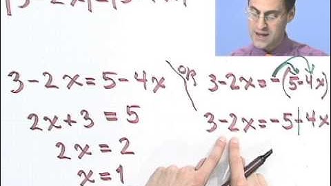 Solving Equations with Two Absolute Value Expressions