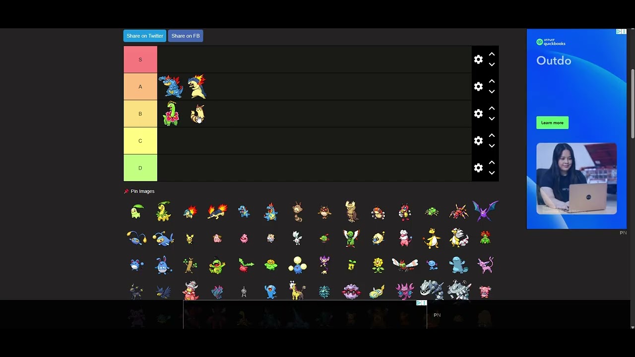 Johto Tier list