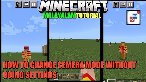 HOW TO CHANGE CAMERA MODE IN MINECRAFT BEDROCK EDITION WITHOUT GOING SETTINGS/MALAYALAM #keymapper