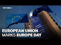 EU marks Europe Day one month ahead of crucial bloc elections