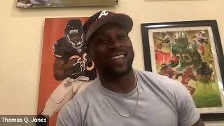 Thomas Jones on picking Virginia Football with Tiki Barber, Chicago Bears, the Jets, TV Show acting