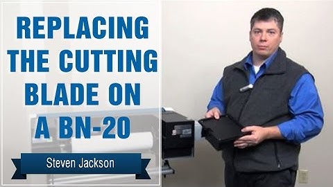 Roland BN-20: Replacing the Cutting Strip