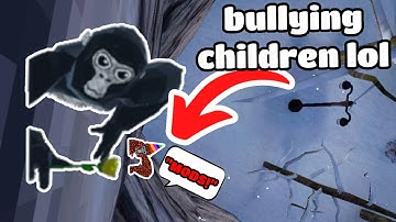 cyberbullying small children out of competitive lobbies (Gorilla Tag VR)