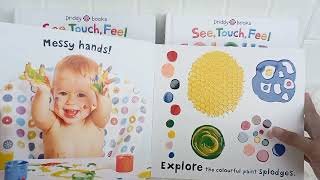 Priddy Books See, Touch, Feel Board Book (A First Sensory Book to Explore With Your Baby)