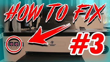 How to FIX 2 Flashing Red Lights (DTF Printer) #3