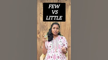 FEW VS LITTLE #krlogics #reenamam #english