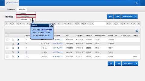 Export a Sales Order to a PDF File