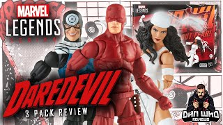 Marvel Legends Daredevil, Elektra & Bullseye Man Without Fear Exclusive 3 Pack Review