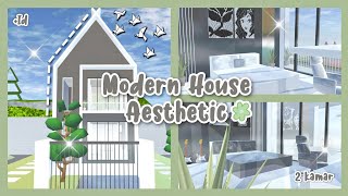 🍃 MODERN HOUSE AESTHETIC + ID [SAKURA SCHOOL SIMULATOR]