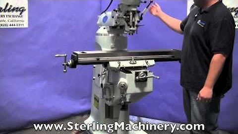 9" x 49" Brand New Acra Vertical Mill, Mdl. AM2V, Hardened & Ground Table & Ways, Turcite Anti ...