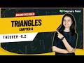 Theorem 6.2 | Triangles Class 10 Maths 🔺 | Full Explanation with Proof
