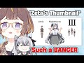 Anya approve Zeta's banger thumbnail (Graphic design is her passion)